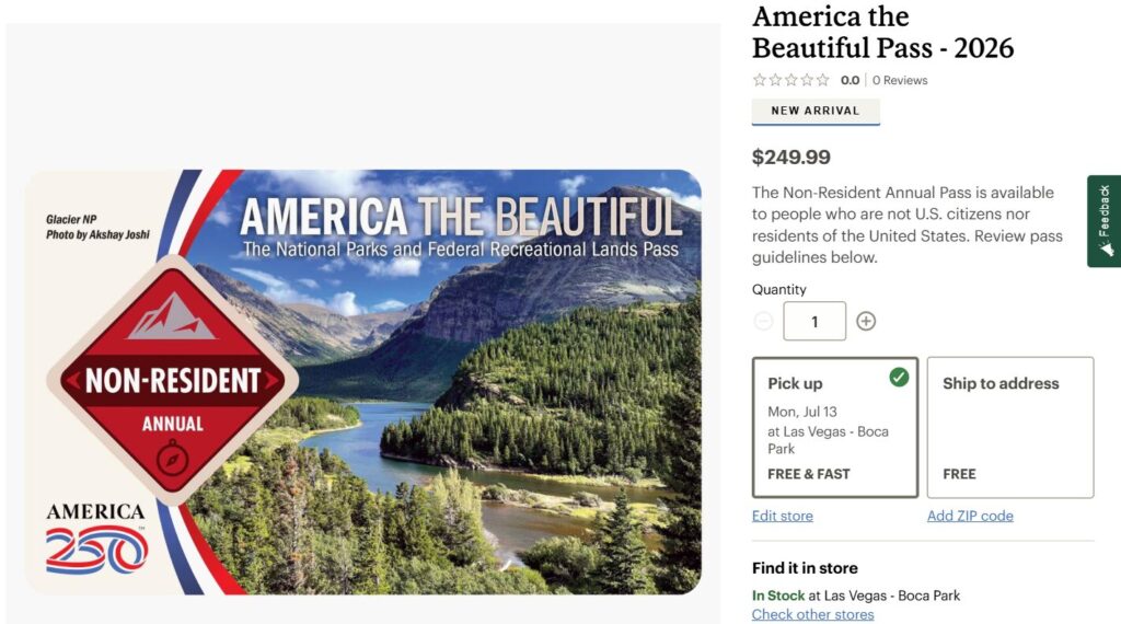 REIでAmerica the Beautifulゲット作戦